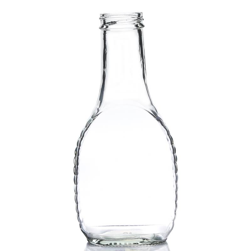 Jualan Panas untuk Botol Kaca Borosilikat Tinggi - Botol pembalut banjo salad 8OZ - Kaca Semut