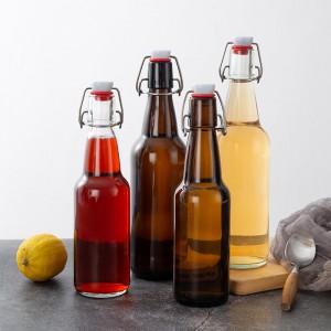 500ml 750ml Wholesale Custom Swing Top Beverage Beer Glass Bottle