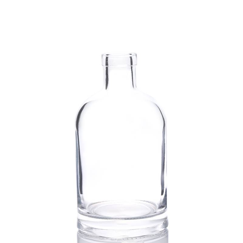 Nizka cena za Jack Daniels Whisky Bottle - 375 ml Okrogla nordijska steklena steklenica za alkoholne pijače z barskim vrhom - Ant Glass