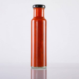 270ml Tall Round Chili Sauce Glass Bottle