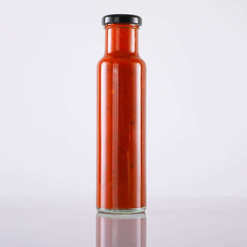 270ml Tall Round Chili Sauce Glass Bottle Featured Image
