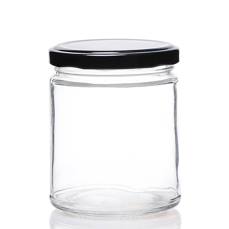 फैक्टरी सस्ता हॉट ग्लास मेसन जार बिना हैंडल के - शहद के लिए 428 मिलीलीटर ग्लास खाद्य भंडारण जार - चींटी ग्लास