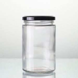 Factory making Mason Jar Glass - 375ml Clear Glass Straight Sided Jar – Ant Glass