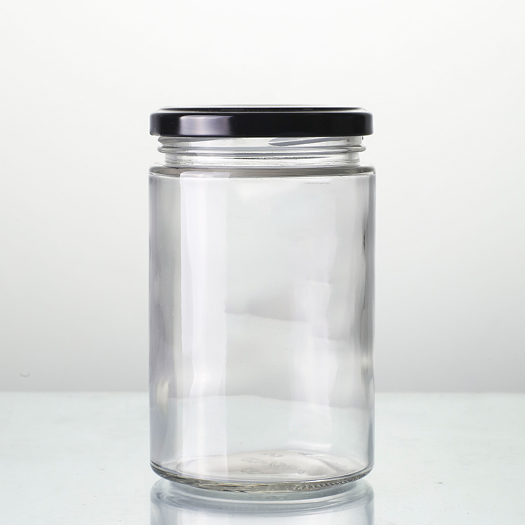 Tovarniški veleprodajni mali stekleni kozarec - 428 ml stekleni kozarci za shranjevanje hrane za med - steklo Ant