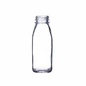 380ML glass beverage square bottle