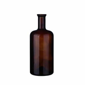 750ml Clear Glass Juniper Liquor Bottles