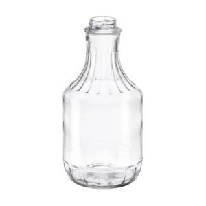 32oz Clear Glass Decanter Bottle with 38mm lug finish