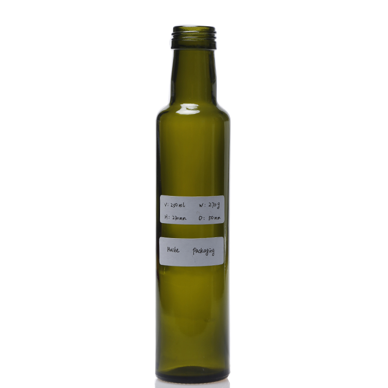 OEM Manufacturer Cold Pressed Juice Glass Bottle - 250ml/500ml/750ml/1000ml Antique Green glass Dorica Bottle – Ant Glass