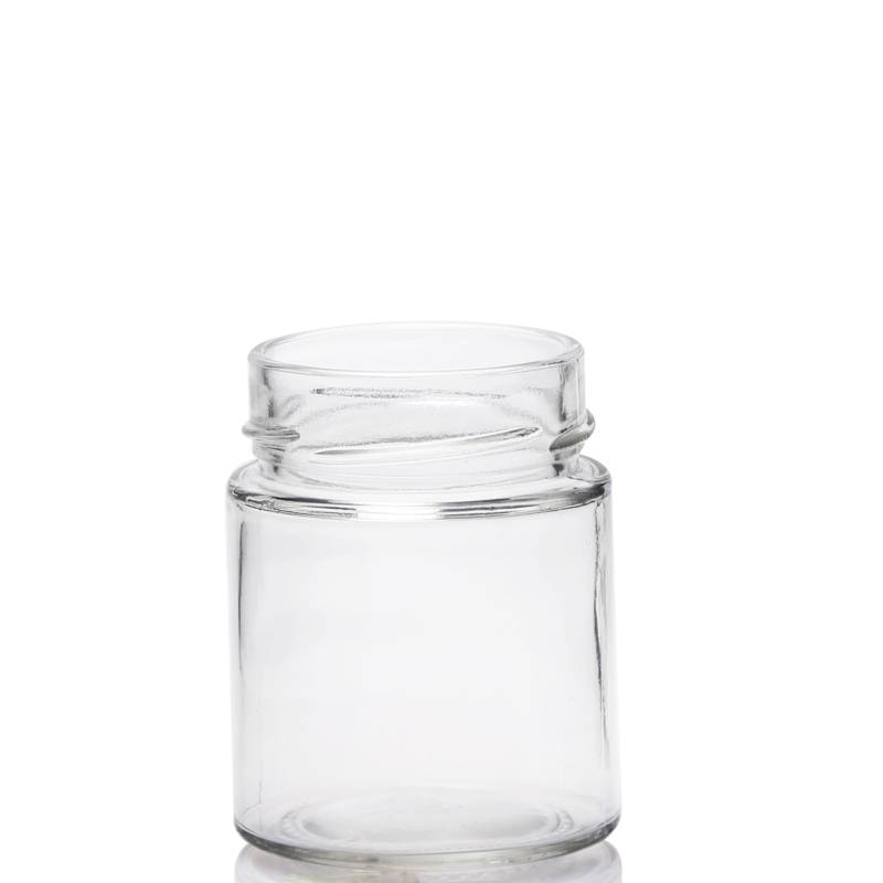 ग्लास स्टोरेज जार क्लिप ढक्कन के लिए नया फैशन डिज़ाइन - 156 मिलीलीटर गोल फ्लिंट एर्गो ट्विस्ट जार - एंट ग्लास