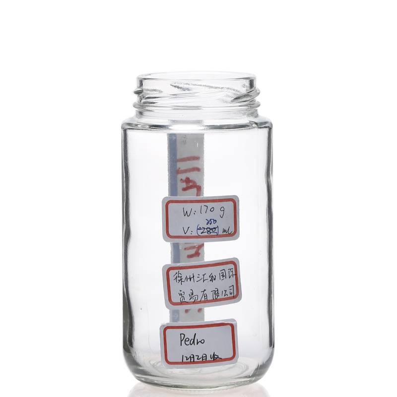 Factory Outlets Glass Jars With Hinged Lids - 375ml glass short cylinder jars – Ant Glass
