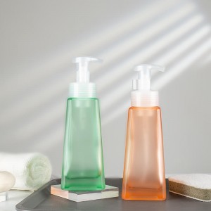 Оранжевый пенный насос на 12 унций, стеклянный дозатор для мытья тела в ванной комнате
