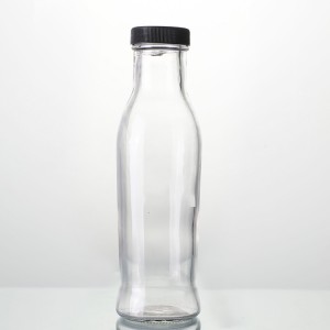 290ml sauce packaging glass bottle with screw caps
