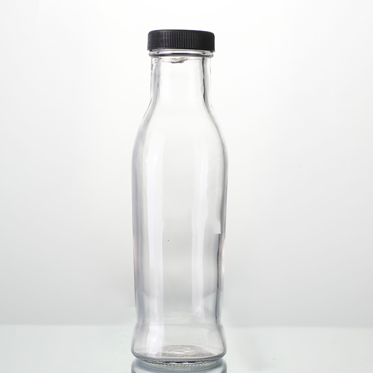 Beschte Präis op 12oz Gedrénks Glas Fläsch - 290ml Zooss Verpakung Glas Fläsch mat Schrauwen Kappen - Ant Glass