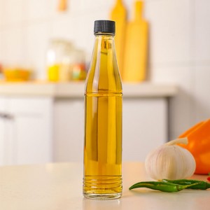 Szklana butelka na sos z oleju sezamowego o pojemności 3 uncji z zakrętką