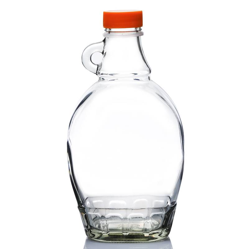 Personoidut tuotteet 8 unssia kuumaa kastiketta lasipullo - 190 ml vaahterasiirappipullo - Ant Glass