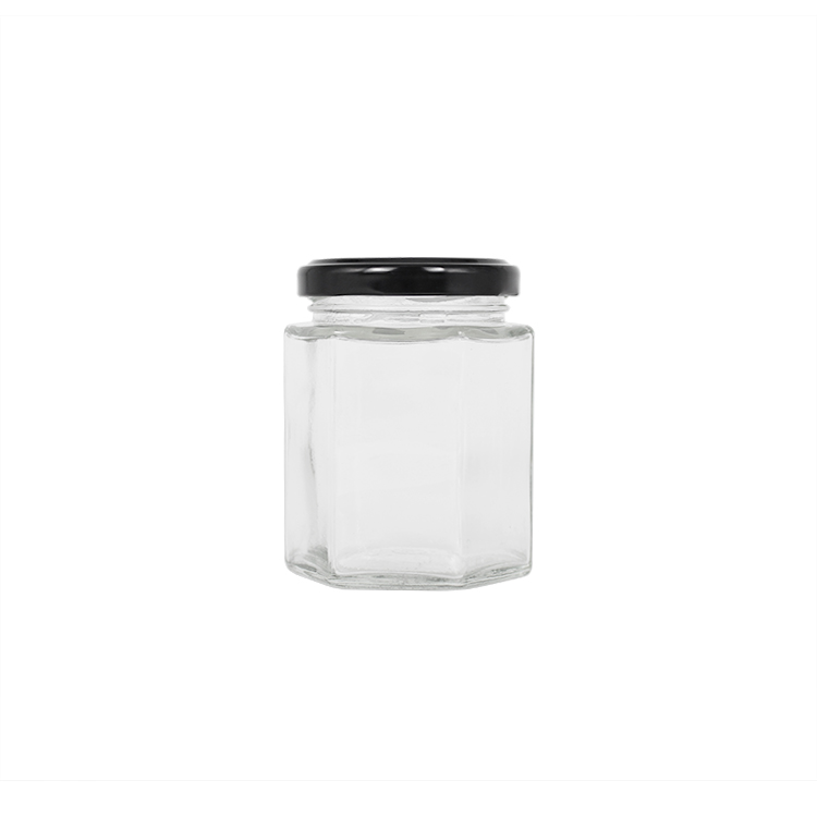 Reasonable price Cosmetic Jar Glass - 1.5oz Honey Bee Hexagon Glass Jars – Ant Glass