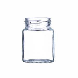 190ml Square Glass Jar