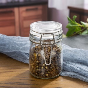 250ml Kitchen Spices Storage Airtight Jar Glass Canister Wholesale