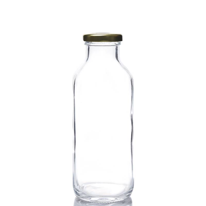 Նոր ժամանում բացօթյա սպորտային ջրի շիշ - 500 մլ ապակե ըմպելիքի քառակուսի շիշ – Ant Glass