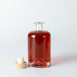 500ml Cork Top Herbalist Reusable Fruity Alcoholic Glass Bottle