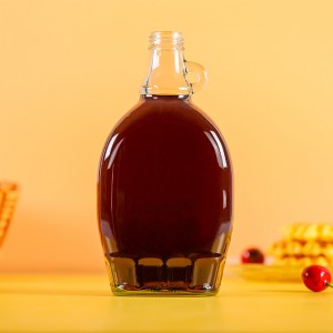 Maple Syrup အတွက် 500ml Finger Hook Glass Bottle