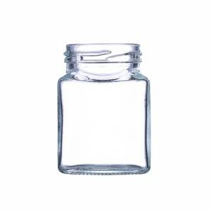 Factory Cheap Hot Glass Mason Jar Without Handle - 280ml Square Glass Jar – Ant Glass