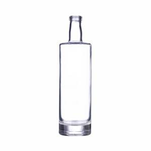 750 mL フリント ガラス セント ルイス オーバル スピリッツ バー トップ ボトル、21.5 mm