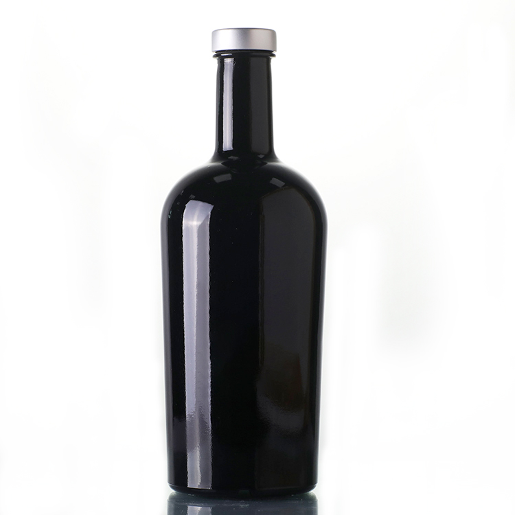 OEM-fabrikant groene glazen wijnfles - 750 ml Zwart bord regine - Ant Glass