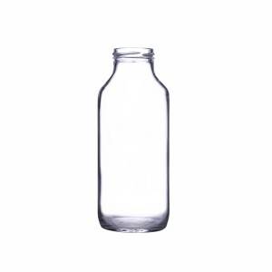 500ML glass beverage square bottle