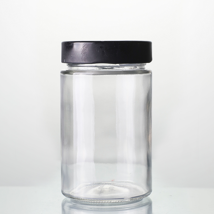 Gwo pèfòmans 300ml Glass Jar - 290ml Round Glass Canning Jars - Ant Glass