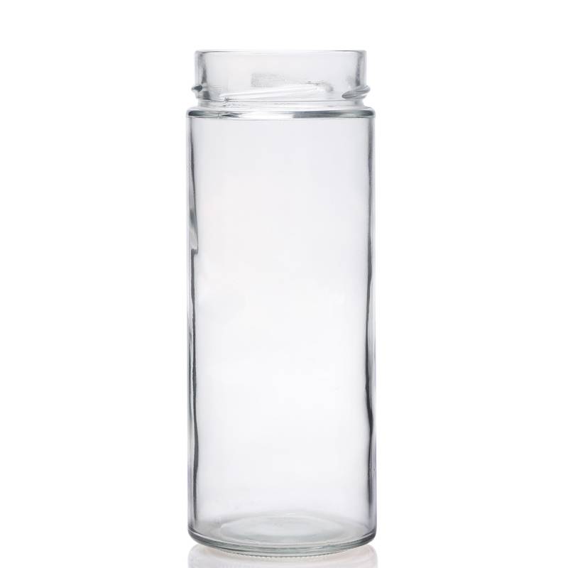 သောက်သုံးရန်အတွက် နာမည်ကောင်း Mason Jar Glass - 610ml Food Grade Round Packaging Bottle Honey Jar Glass အဖုံးပါ - Ant Glass