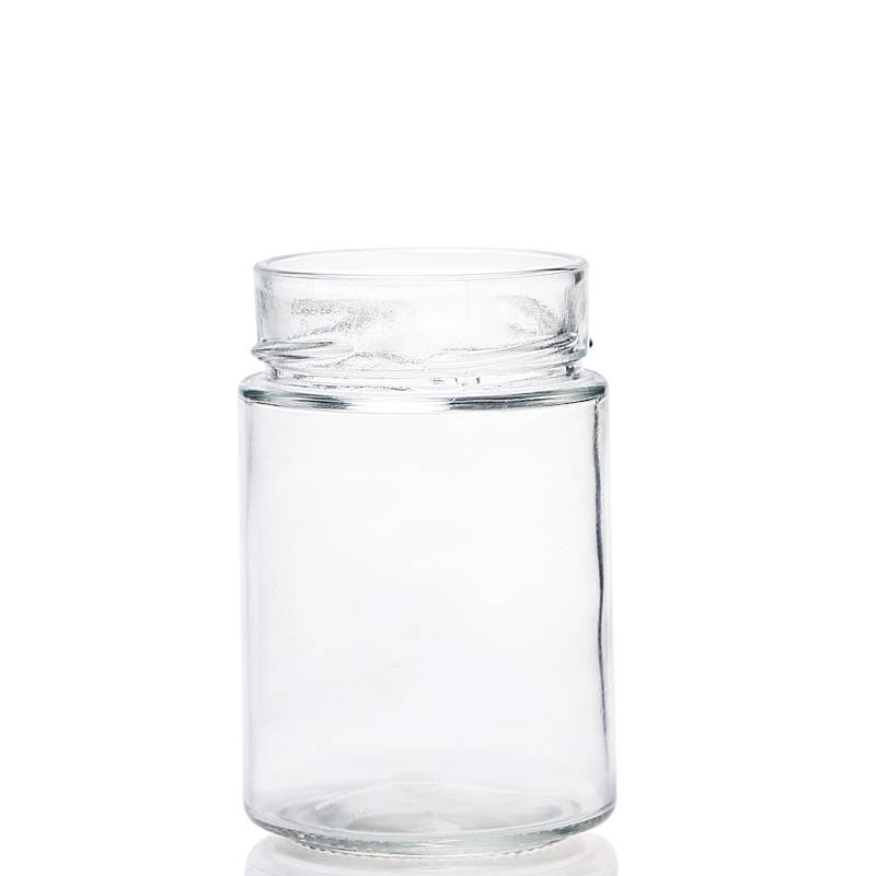 Preu de fàbrica per a pots d'emmagatzematge de vidre hermètic - pots de vidre rodons de 290 ml - vidre formiga