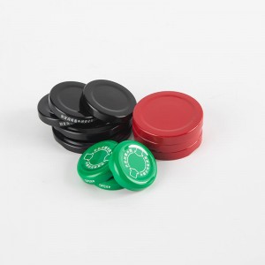 Metal Lug Caps Tin Plate Lids Twist Off Closures with Plastisol Liner Inside for Glass Jars