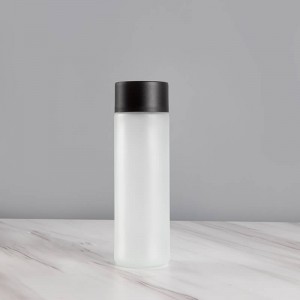 Botol Inuman Kaca Silinder Kosong pikeun Cai Leungit Artesian