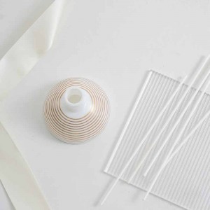 100ml Golden Stamping Reusable Bathroom Aroma Reed Diffuser Bottle