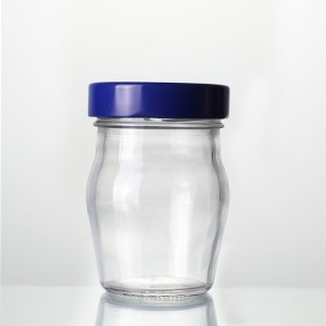 2019 New Style 300ml Mason Jar With Metal Lid - 150ml Unique Glass Jam Jars with metal cap – Ant Glass
