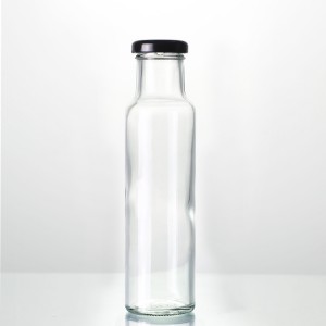 Hot New Products Square Glass Water Bottle - 275ml BBQ sauce glass bottle with screw cap – Ant Glass