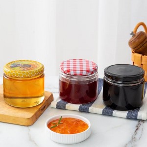 11.5 OZ Lug Cap Glass Salsa Jar for Jam Storing