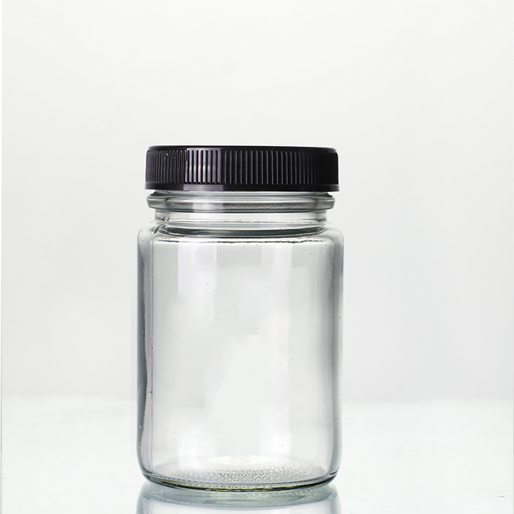 Hot New Products Glass Jar With Plastic Lid - 125ML clear round jars – Ant Glass