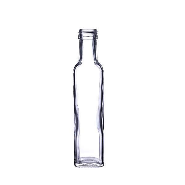 Flint Glass Square Marasca Bottle 31.5mm PPM Screw Finish