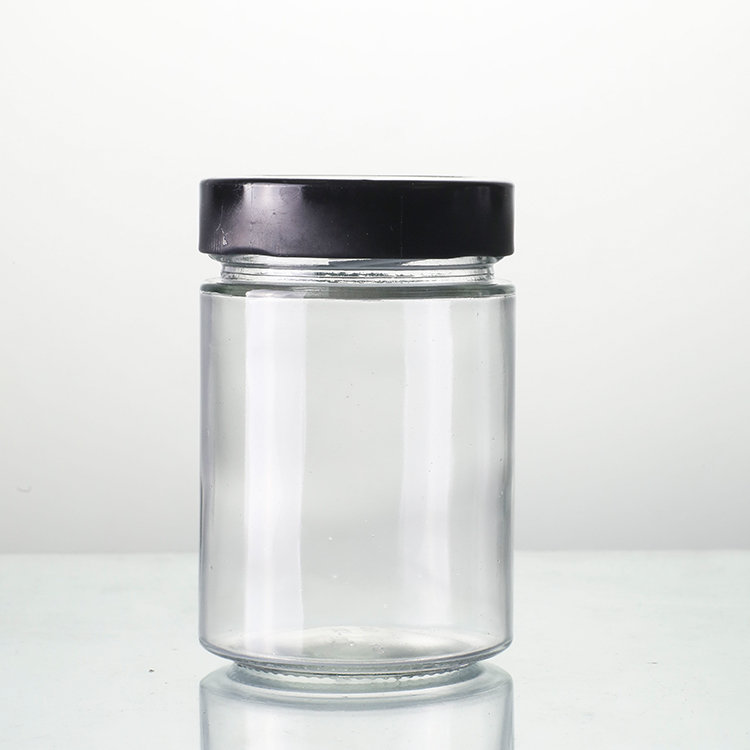 Best quality Mason Jar Glass - 375ml clear deep mouth ergo jar – Ant Glass