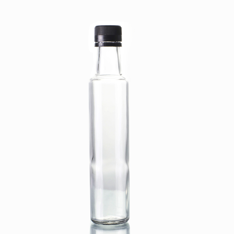 Bottom price Clear Glass Sauce Bottles - 8.5OZ clear Dorica oil bottle – Ant Glass