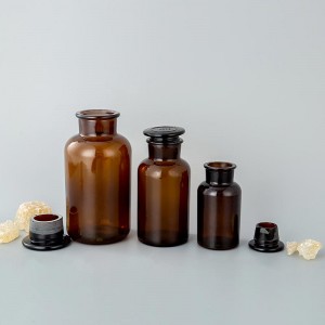 30ml 60ml 120ml Amber Wide Mouth Mouth Reagent Bottle