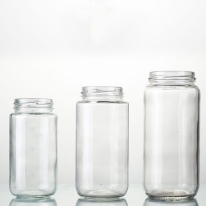 750ml short cylinder jars