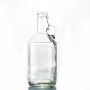 China wholesale Brandy Bottle - 750ml clear Glass Moonshine Liquor Jugs – Ant Glass