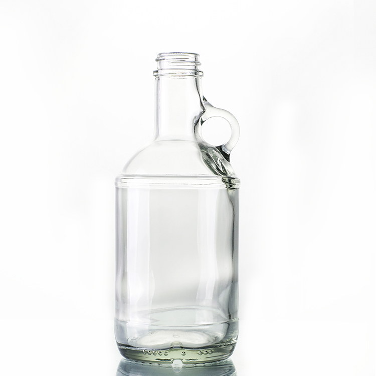 Short Lead Time for Unique Shaped Wine Glass Bottle - 750ml clear Glass Moonshine Liquor Jugs – Ant Glass