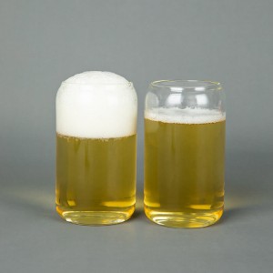Clear 350ml 550ml Beer Tumbler Can Glass Cups