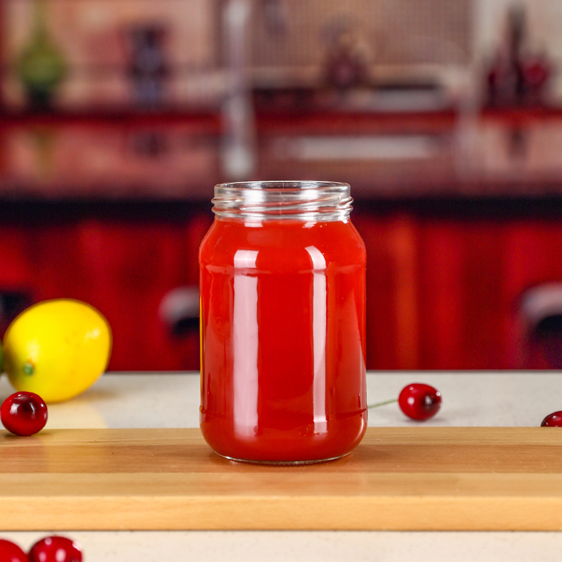 chilli sauce glass jar