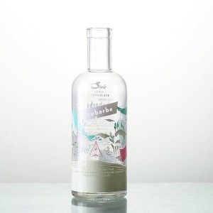 Butelka na alkohol o pojemności 500 ml i pojemności 750 ml, wykonana ze szkła nordyckiego