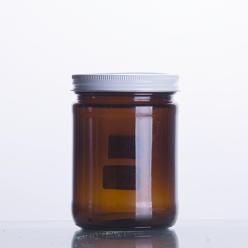 Գործարանն ուղղակիորեն մատակարարում է Գունավոր 16 ունց Mason Jar Glass - 300 մլ լայն բերանով ապակե սննդի բանկա – Ant Glass